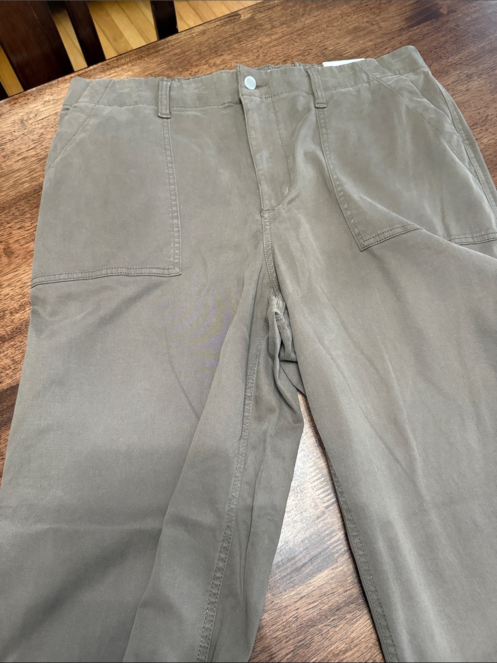 Sonoma wide leg high rise stretch utility pants - Picture 6 of 9